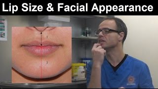 Can Size of the Upper amp Lower Lip Influence on Facial Appearance by Dr Mike Mew [upl. by Jemma]