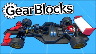 Building Mechanical Systems in the NEW Sandbox Game GearBlocks [upl. by Anwahsar448]