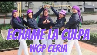 ECHAME LA CULPA REMIX LINE DANCE  CHOREO CAECILIA M FATRUAN  HIGH BEGINNER LEVEL  WGP CERIA [upl. by Bazil399]