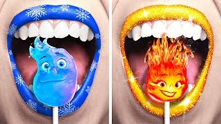 ❄️COLD VS HOT🔥 CHALLENGE COOL PARENTING HACKS AND FUNNY SITUATIONS BY 123 GO [upl. by Graehl]