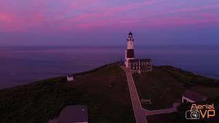 Drone View of Montauk Lighthouse 4K [upl. by Bernj104]