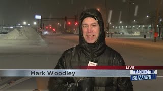 Iowa sports reporter NOT HAVING IT during live weather coverage [upl. by Atekahs599]