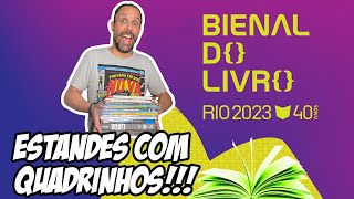 BIENAL DO LIVRO RIO 2023  Estandes com QUADRINHOS [upl. by Topper]