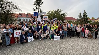 „Polska w naszych sercach” – Konferencja na placu Wolności w Białej Podlaskiej [upl. by Saeger]