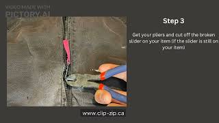 Zipper repair slide show [upl. by Lipski]