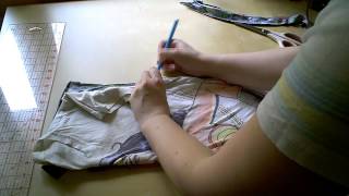 How To Sew  Resize a Tshirt Tutorial  DIY Fashion [upl. by Harlamert]