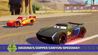 Jackson Storm vs Lightning McQueen Cars 3 Driven to Win [upl. by Nedah]