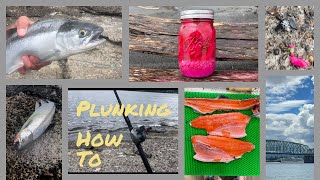 Sockeye Plunking in action Columbia River super effective fun and easy way to bank fish [upl. by Sirovaj399]