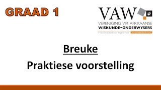 Graad 1 Breuke wiskvaw wiskdo [upl. by Nnauol]