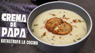 Receta de CREMA de PAPA fácil y riquísima [upl. by Alcott335]