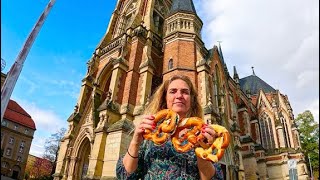 Pretzel or Brezel First time trying 🇩🇪 Chemnitz Germany [upl. by Sabrina271]