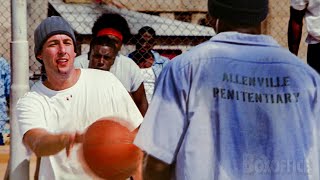 Adams Sandler plays 1v1 Prison Rules  The Longest Yard  CLIP [upl. by Aubine682]