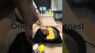 One pan egg toast [upl. by Lidstone]