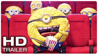 DESPICABLE ME 4 quotMega Minions Fight For Popcornquot Trailer NEW 2024 [upl. by Reilamag]