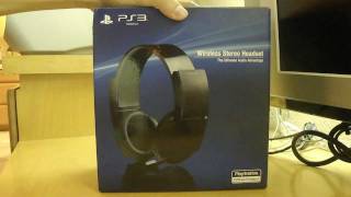 Sony Wireless Stereo Headset Unboxing [upl. by Elokin]