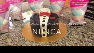 Receta Fondant Puratos con Israel Diaz [upl. by Llerahc]