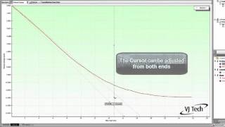 Adjusting the t50 cursor in csTriax D 4767  11 [upl. by Nyrrad]