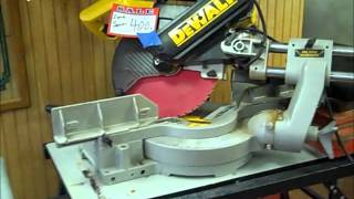 Dewalt DW708 12quot Miter Saw with Workstand on Wheels [upl. by Haliak939]