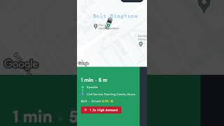 Bolt Ringtone bolt ringtone drivers car mychannel viral viralvideo viralshorts viralshorts [upl. by Ainud]