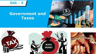 10 th Newbook ECONOMICS quot GOVERNMENT and TAXES quot Important Points [upl. by Neron]