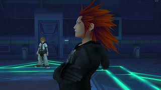 KH 2 Roxas vs Axel Proud Mode [upl. by Joane]