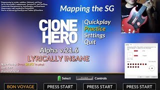 Mapping Controls in Clone Hero for a Red Octane SG [upl. by Yreneh]