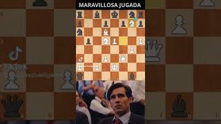 Maravillosa jugada ♟️🤯 ajedrez ajedrezinteligente [upl. by Ardeahp877]