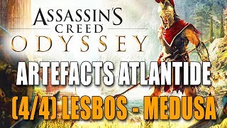 ASSASSINS CREED ODYSSEY  ARTEFACTS ATLANTIDE 44 LESBOS  BOSS FIGHT MEDUSE [upl. by Ten364]