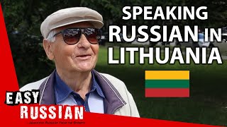 How Do People in Lithuania Feel About Speaking Russian  Easy Russian 54 [upl. by Norword]