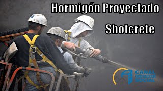 HORMIGON PROYECTADO Shotcrete que es y como se hace [upl. by Adel295]