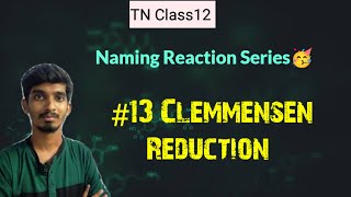 13 Clemmensen ReductionNaming Reaction SeriesTN Class12Public Exam 2024 [upl. by Aivekahs]