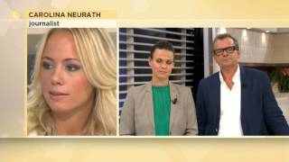 Carolina Neurath om att vara en av världens främsta grävande jorunalister  Nyhetsmorgon TV4 [upl. by Ehcsrop472]