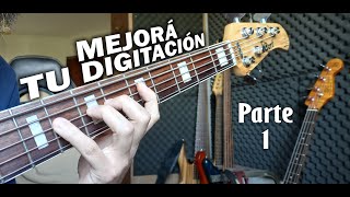 Lección de Bajo  Como Mejorar Tu Digitación 🔥🤘  PARTE 1 [upl. by Gemmell]