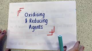 Higher  Oxidising and Reducing Agents [upl. by Oiramaj418]