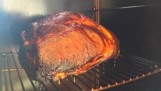 Smoked Pork Butt in Masterbuilt Pro  4k UHD  10lb Picnic Roast [upl. by Rina]