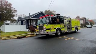 Avenel fire department engine 54 responding [upl. by Tillinger]