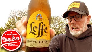 Leffe Blonde Belgian Abbey Ale Beer Review by A Beer Snobs Cheap Brew Review [upl. by Alleb]