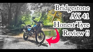 Continental Battlax AX 41 Tyre Review on Royal Enfield Himalayan 411 in the Cotswolds UK [upl. by Luapleahcim498]