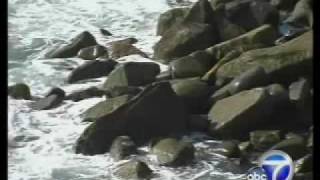 Family swept off rocks by rogue wave at Point Mugu [upl. by Juana]