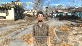 Fallout 4 mod Higher Voice For Curie 日本語化 [upl. by Mohr481]