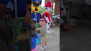 houston mascot party characters patrol paw chase marshall spring texas 5 [upl. by Ellery]