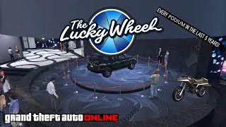 5 YEARS OF PODIUM VEHICLES  Diamond Casino and Resort Lucky Wheel [upl. by Cobby]