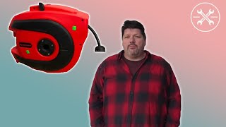 Jobsmart Air hose reel review [upl. by Julietta]