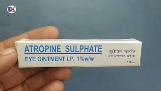 Atropine Sulphate eye Ointment  Atropine Sulphate Cream  Atropine Sulphate Eye Ointment Uses [upl. by Nnylsaj]