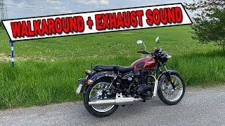 2021 Benelli Imperiale 400  Walkaround  Exhaust sound RED EURO5 [upl. by Eenor]