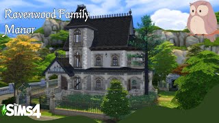 Le manoir de Ravenwood  Sims 4 Speedbuild  With Music  No commentary [upl. by Eleanora]