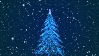 Free Christmas New Year Tree 3d Background Loop hd [upl. by Kirsch884]