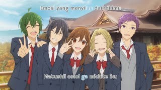 Horimiya piece Opening Short ver  Shiawase Bahagianya  Omoinotake Translirik Indonesia [upl. by Eilyr]