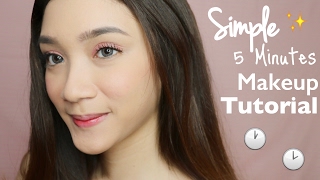 Simple 5 Minutes Date Makeup Tutorial [upl. by Jerad998]