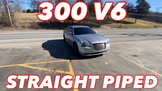 2016 Chrysler 300 S V6 DUAL EXHAUST w STRAIGHT PIPES [upl. by Efthim305]